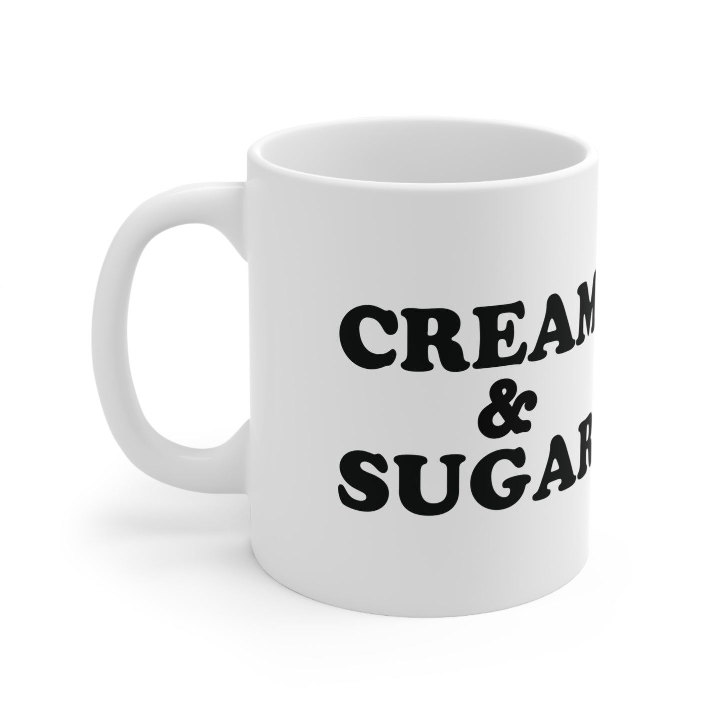 Cream and Sugar Mug, Ceramic Mug 11oz Mug, Coffee Cup Tea, Mug Stylish Drinkware Unique Design Mug Kitchen Essentials Beverage Accessories, Gift for Coffee Lovers, Home Decor Mug, High-Quality Ceramics, Modern Tableware, Contemporary Mug, Office Mug, Trendy Drink Container, Personalized Mug, Artisan Crafted Mug, Microwave-Safe Cup, Dishwasher-Friendly Mug