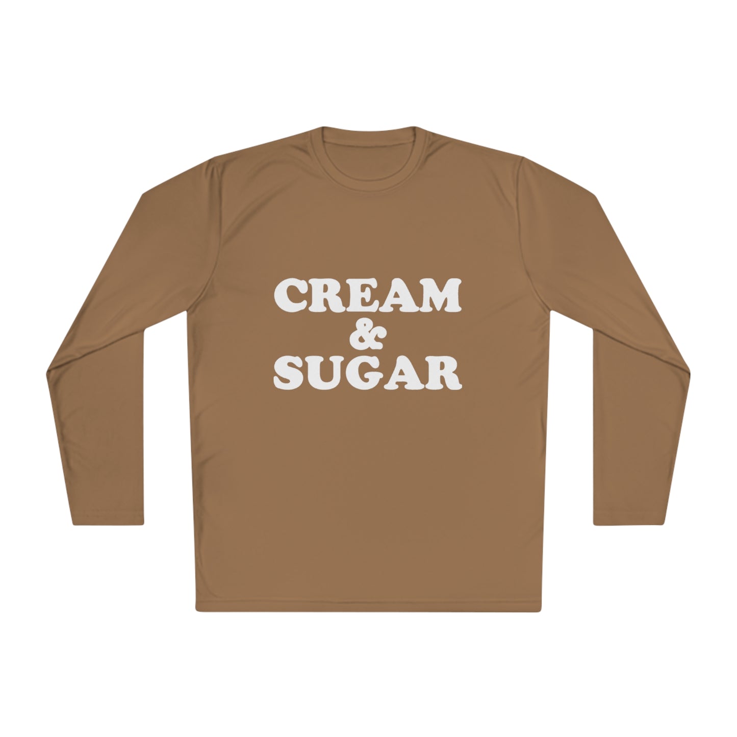 Cream And Sugar Unisex Lightweight Long Sleeve Tee